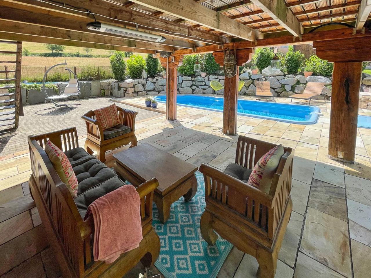 Ferienhaus Kappel Mit Pool Friburgo in Brisgovia Esterno foto