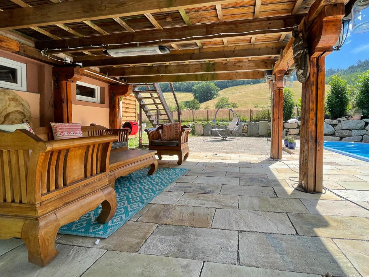 Ferienhaus Kappel Mit Pool Friburgo in Brisgovia Esterno foto