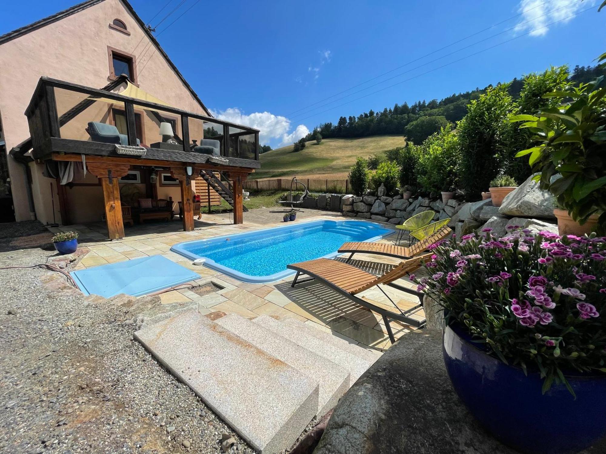 Ferienhaus Kappel Mit Pool Friburgo in Brisgovia Esterno foto
